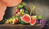 ПЛ Репродукция картины Натюрморт с арбузом 50*70 см К758