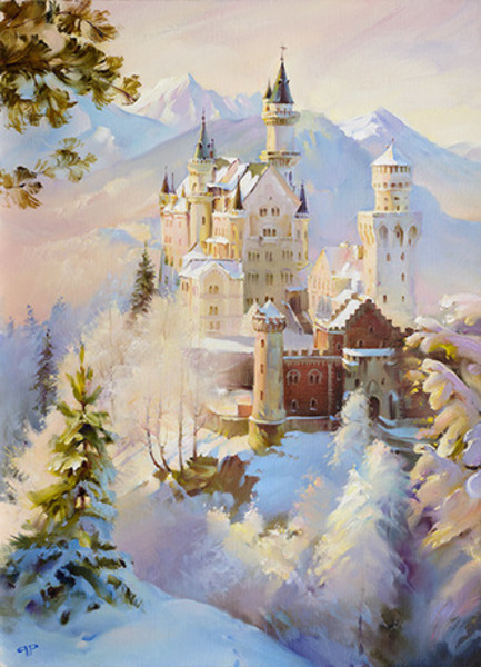 Репродукция картины Замок 50*70см №1 РР25