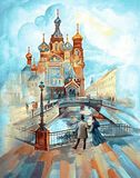 ГД Гобеленовое панно 50*70  Бульвар (у трех мостов) 1451-3h