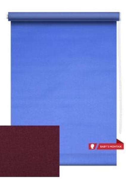 Ролет штора 65*160 цв.БОРДОВЫЙ MJ-012