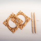 Заколка для штор Имперская,золотая,2 шт,409109