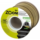 Уплотнитель Classic ZOOM коричневый D-профиль 100м (6)