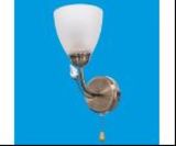 Бра, 40W, Е27, стекло, 1 плафон, белый, 53461/1wAB WT, ЭкономСвет, Китай