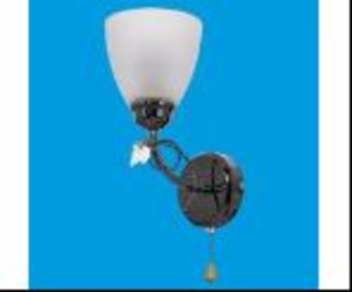 Бра, 40W, Е27, стекло, 1 плафон, белый, 53471/1wAN WT, ЭкономСвет, Китай