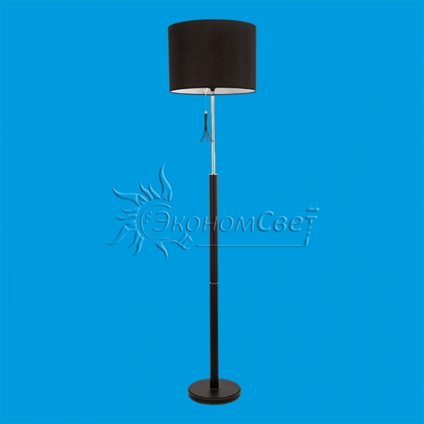 Торшер, 60W, Е27, текстиль, 1 плафон, черный, G31027/1F CF, Китай