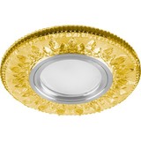Светильник встраиваемый MR16 GU5.3 желтый хром CD903