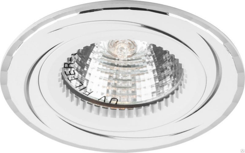 Светильник потолочный встр MR16 GU5.3 серебро GS-M361