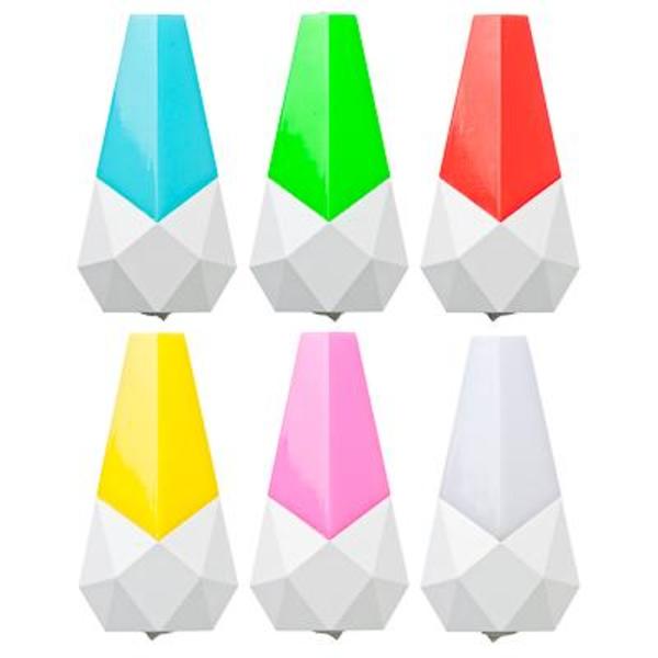 Светильник-ночник в розетку пластиковый Кристалл LED, 6 цветов 417-041