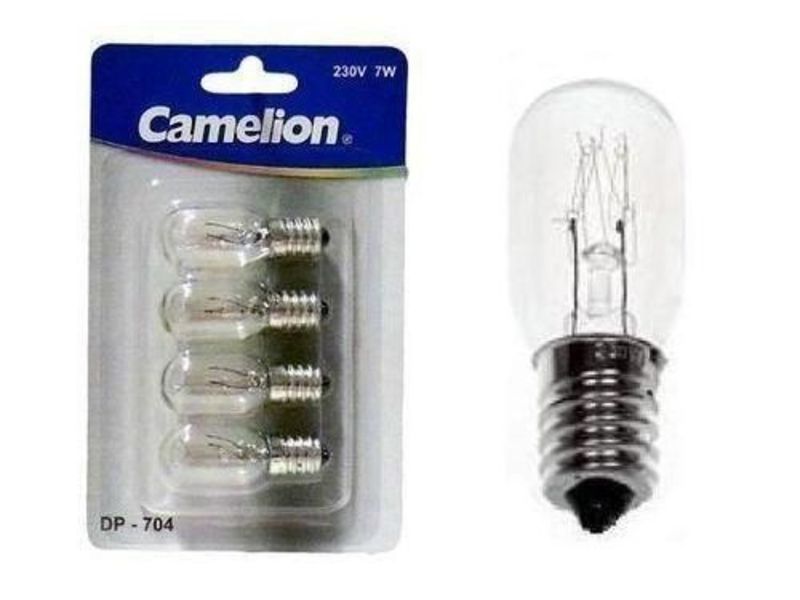Лампа накаливания Camelion DP-704 для ночников,прозрачная 7077