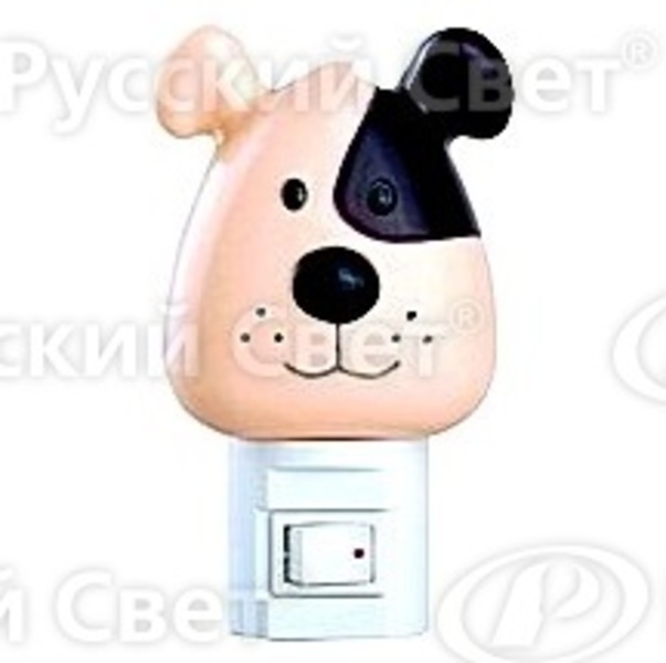 Ночник с выключателем "Собака" NL-004 Camelion 220V 7W