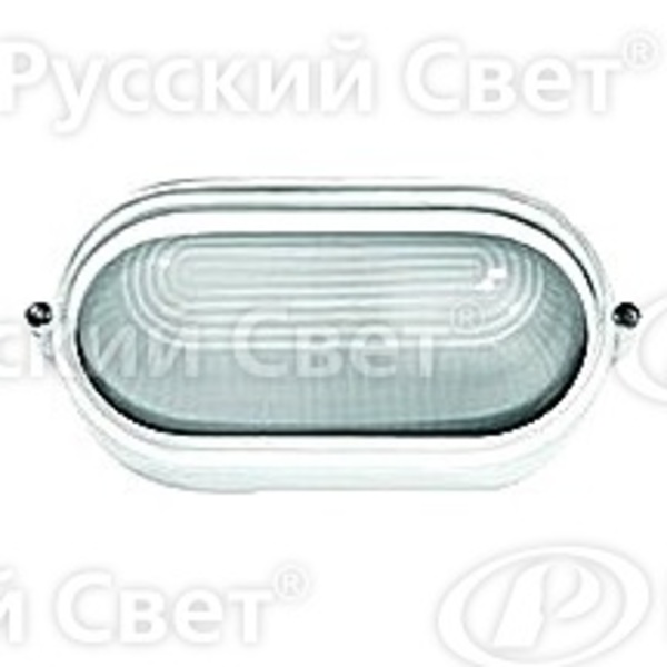 Светильник влагозащ. "Эконом" ("Реснички") Camelion 1404S C01 230В 60ВТ белый
