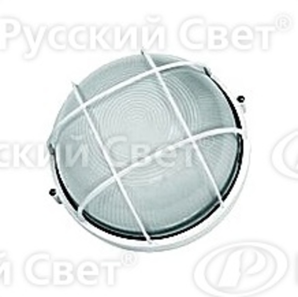 Светильник влагозащ. "Эконом" ("Решетка") Camelion 1101S C01 230В 100ВТ белый