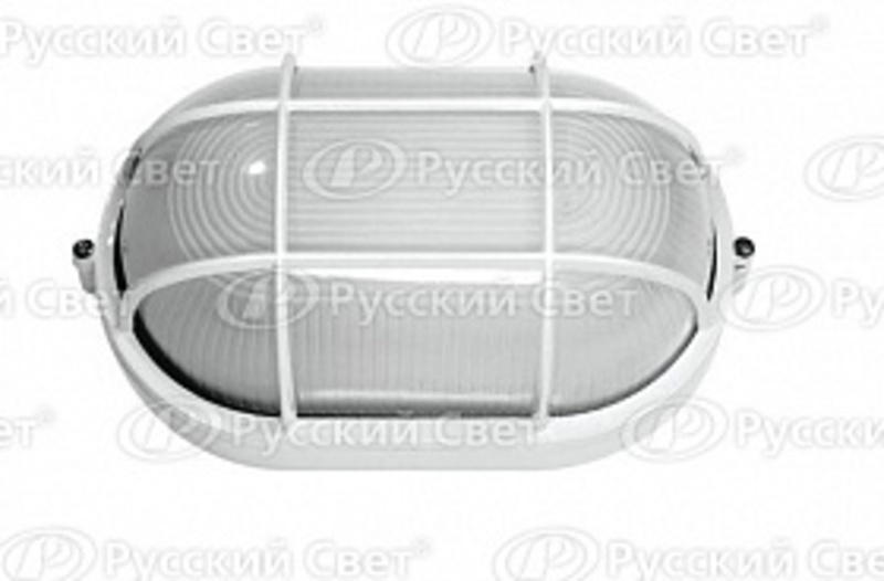 Светильник влагозащ. "Эконом" ("Решетка") Camelion 1201S C01 230В 100ВТ белый