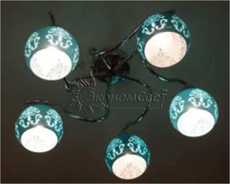 91029/5CR BL люстра