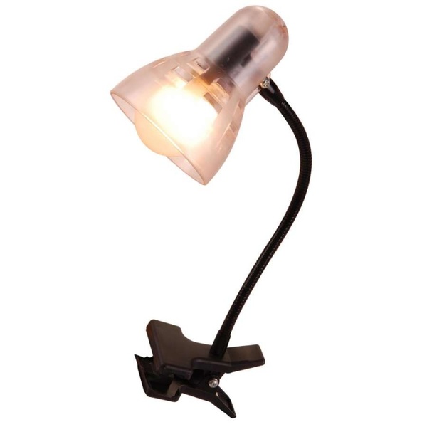 Лампа на прищепке Школьник S-160 CLIP розовая 25W E14