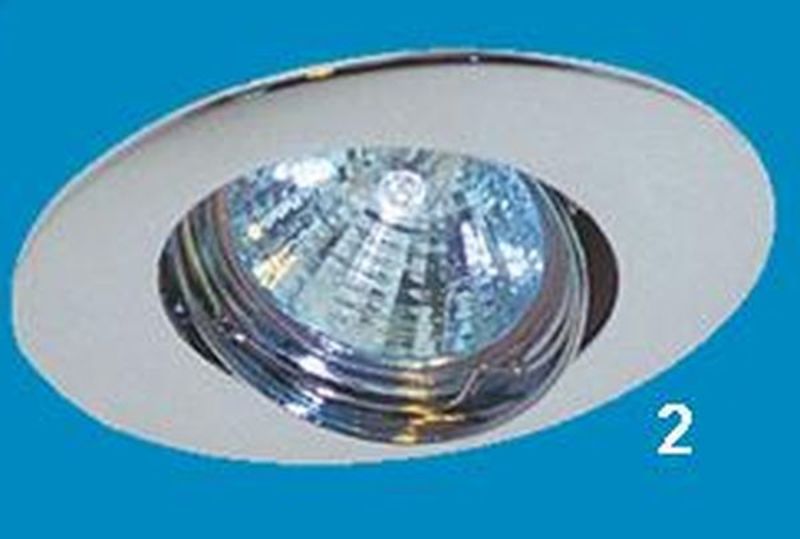 Светильник Акцент WL-110 1х50W GU 5.3 хром встр. овальный поворотн