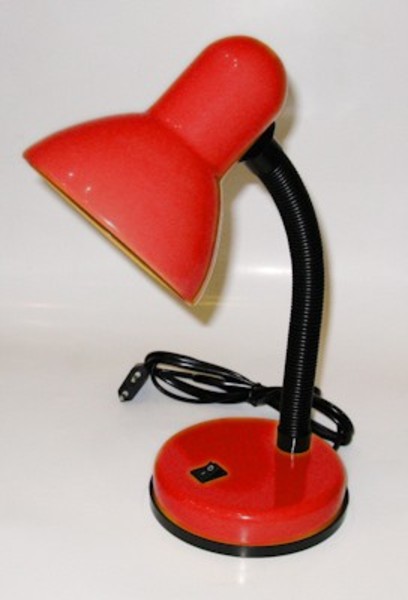 Светильник настольный KD-301 230V 60W красный Camelion 5755