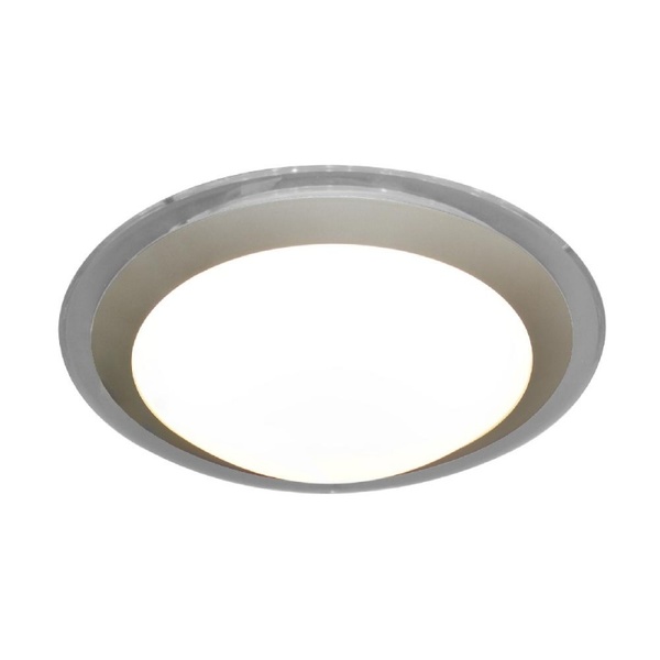 Светодиодный накладной св-к круглый ALR-25  AC170-265V  25W белый холодный серый корпус