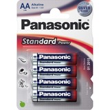 Батарейка щелочная PANASONIС LR6(АА) Standart Power 1,5В бл/4
