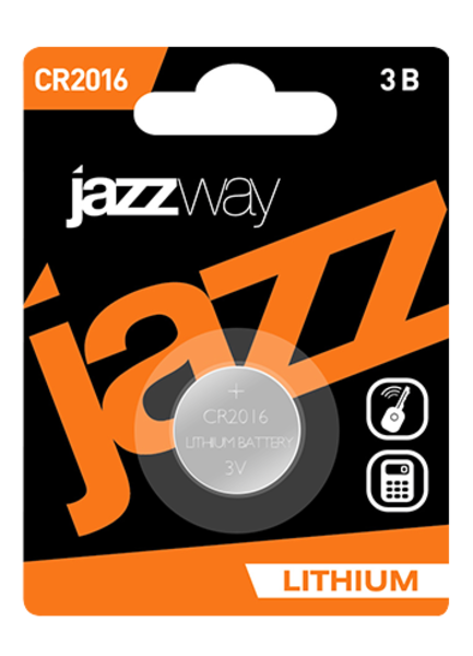 Батарейка CR2016 JAZZway BL-1