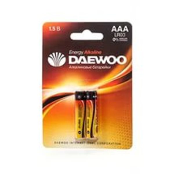 Батарейка DAEWOO LR03 Alkaline BL-2