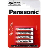 Батарейка солевая PANASONIC R03 (ААА) Zinc Carbon 1,5В бл/4