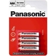 Батарейка солевая PANASONIC R03 (ААА) Zinc Carbon 1,5В бл/4