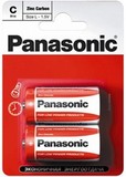 Батарейка солевая PANASONIC R14(C) Zinc Carbon 1,5В бл/2