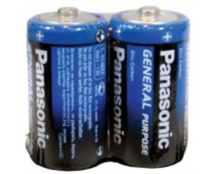 Батарейка солевая PANASONIС R14 (C) General Purpose (2)