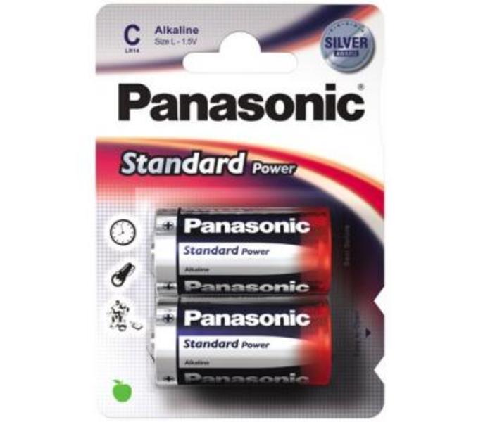 Батарейка щелочная PANASONIС LR14 (C) Standart Power  (Everyday Power) 1.5B бл/2