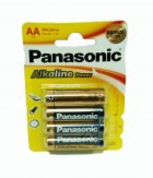 Батарейка щелочная PANASONIС LR6 (АА) Alkaline 1,5В бл/4