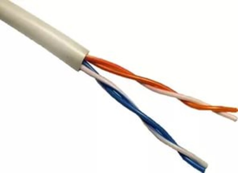 Витая пара UTP 2 пары AWG 24 категория 5е внутрення UTP 2*2*0.5 