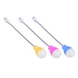 Лампа компьютерная, 25см, 1 LED, пластик, пит. USB 198-120