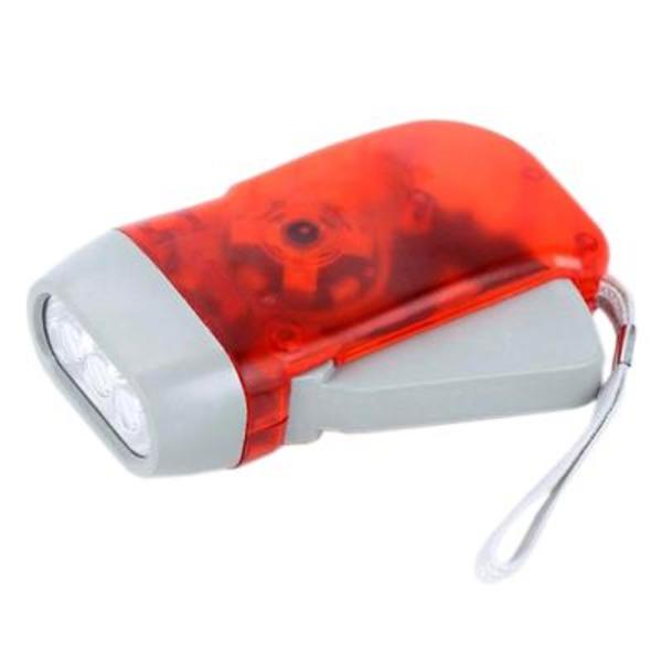 Фонарь "Электродинамический" 3 LED,пластик9,5*5 см,198-013