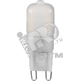 Лампа светод.ECOWATT G9 230B 3 (25)W 3000KG9 тепл.белый свет капсульная прозр