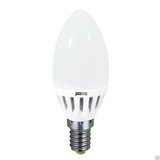 Лампа светодиодная PLED-ECO-C37 5Вт Е14 4000К 400лм JazzWay, Россия