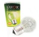 Лампа накаливания FAVOR P45 60W E14 CL шарик прозрачный