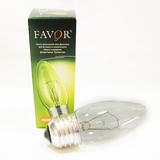 Лампа накаливания FAVOR В36 60W E27 CL свеча прозрачная