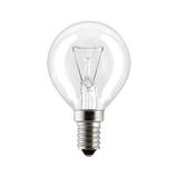 Лампа накаливания PHILIPS P45 230V 40W E14 шарик прозрачный (clear)