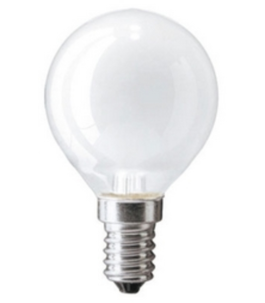 Лампа накаливания PHILIPS P45 230V 60W E14 шарик матовый (frosted)