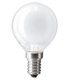 Лампа накаливания PHILIPS P45 230V 60W E14 шарик матовый (frosted)