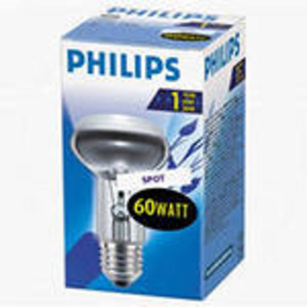 Лампа накаливания PHILIPS Spot NR63 60W E27 (frosted) матовая