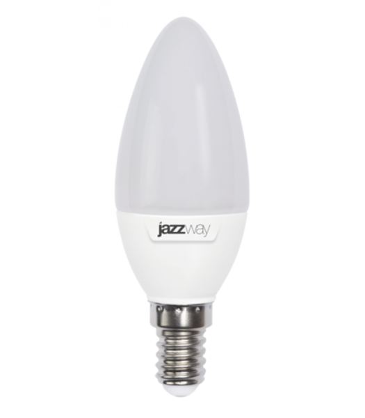 Лампа светодиодная PLED-SP C37  7W 5000K E14 560 Lm  230V Jazzway
