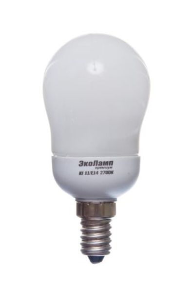 Лампа Эколамп Груша ki 11/E14 Premium 4100k