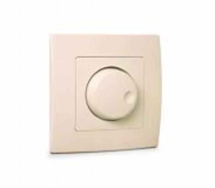 Диммер Makel Lilium Natural Kare с/у 60-600W 4А кремовый (32.010.011)
