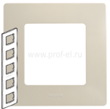 Рамка 5-м  ETIKA  слон кость Leg 672515