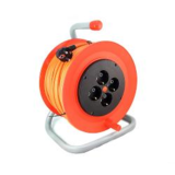 Силовой удл-ль  на катушке LUX К4-Е-30КГ 3*2,5 30м 16А 4 вср. роз. с з/к