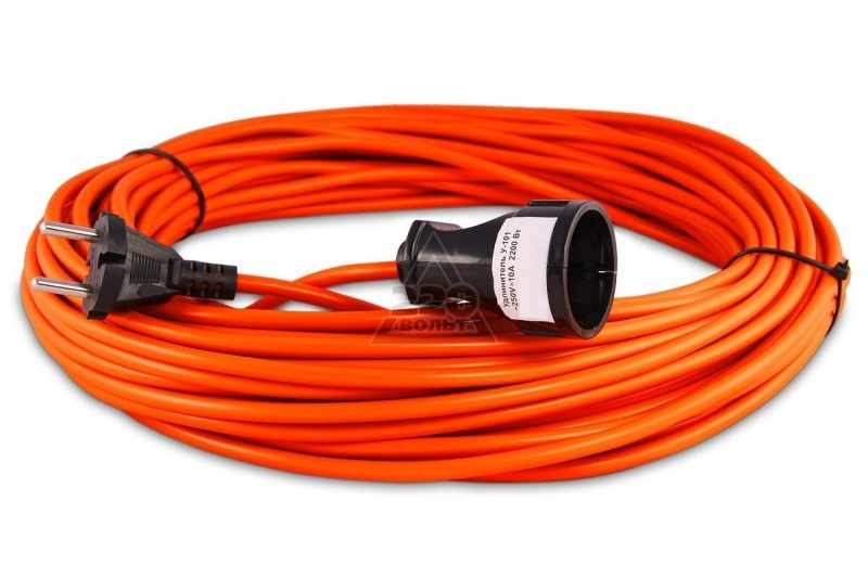 Силовой удл-ль LUX УС1-0-50 ПВС 2*0,75 50м