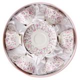 Набор чайный Пастораль 12 пр., 260мл, костяной фарфор, MILLIMI, Китай 821-559