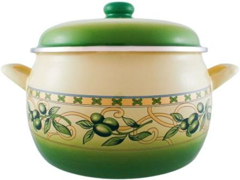 Кастрюля глубокая с мет.крышкой (Оливки,Эксклюзив 110615 5,3,22) 2071 